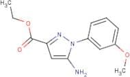 Ethyl 5-amino-1-(3-methoxyphenyl)pyrazole-3-carboxylate