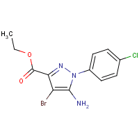 Ethyl 5-amino-4-bromo-1-(4-chlorophenyl)pyrazole-3-carboxylate