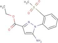 Ethyl 5-amino-1-(2-methylsulfonylphenyl)pyrazole-3-carboxylate