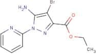 Ethyl 5-amino-4-bromo-1-(2-pyridyl)pyrazole-3-carboxylate