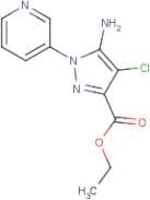 Ethyl 5-amino-4-chloro-1-(3-pyridyl)pyrazole-3-carboxylate