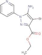 Ethyl 5-amino-4-bromo-1-(3-pyridyl)pyrazole-3-carboxylate