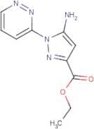 Ethyl 5-amino-1-pyridazin-3-yl-pyrazole-3-carboxylate