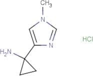 1-(1-Methylimidazol-4-yl)cyclopropanamine hydrochloride