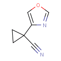 1-Oxazol-4-ylcyclopropanecarbonitrile