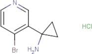 1-(4-Bromopyridin-3-yl)cyclopropan-1-amine hydrochloride