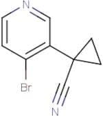 1-(4-Bromopyridin-3-yl)cyclopropane-1-carbonitrile