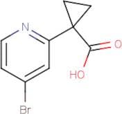 1-(4-Bromopyridin-2-yl)cyclopropane-1-carboxylic acid