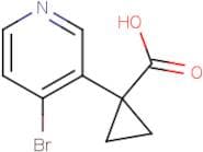 1-(4-Bromopyridin-3-yl)cyclopropane-1-carboxylic acid