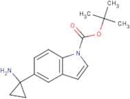 tert-Butyl 5-(1-aminocyclopropyl)-1H-indole-1-carboxylate
