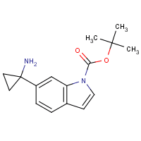 tert-Butyl 6-(1-aminocyclopropyl)-1H-indole-1-carboxylate
