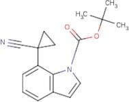 tert-Butyl 7-(1-cyanocyclopropyl)-1H-indole-1-carboxylate
