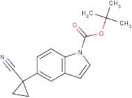 tert-Butyl 5-(1-cyanocyclopropyl)-1H-indole-1-carboxylate