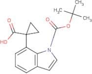 1-(1-(tert-butoxycarbonyl)-1H-indol-7-yl)cyclopropane-1-carboxylic acid