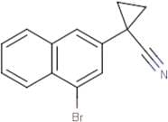 1-(4-Bromonaphthalen-2-yl)cyclopropane-1-carbonitrile
