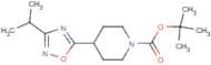 4-(3-Isopropyl-[1,2,4]oxadiazol-5-yl)piperidine-1-carboxylic acid tert-butyl ester
