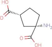 (1S,3R)-1-aminocyclopentane-1,3-dicarboxylic acid