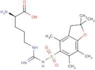 (2R)-2-amino-5-[[N-[(2,2,4,6,7-pentamethyl-3H-benzofuran-5-yl)sulfonyl]carbamimidoyl]amino]pentano…