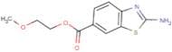 2-methoxyethyl 2-amino-1,3-benzothiazole-6-carboxylate