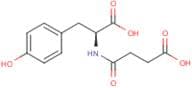 4-[[(1S)-2-Hydroxy-1-[(4-hydroxyphenyl)methyl]-2-oxo-ethyl]amino]-4-oxo-butanoic acid