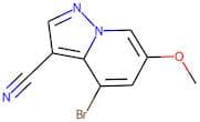 4-Bromo-6-methoxy-pyrazolo[1,5-a]pyridine-3-carbonitrile