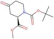 Methyl (2R)-4-oxopiperidine-2-carboxylate, N-BOC protected