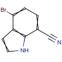 4-Bromo-1H-indole-7-carbonitrile