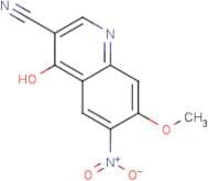 4-Hydroxy-7-methoxy-6-nitroquinoline-3-carbonitrile