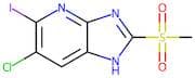 6-Chloro-5-iodo-2-(methylsulfonyl)-1H-imidazo[4,5-b]pyridine