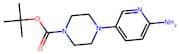 6-(6-Aminopyridin-3-yl)piperazine, N1-BOC protected