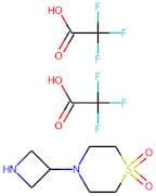 4-(Azetidin-3-yl)thiomorpholine 1,1-dioxide bis(2,2,2-trifluoroacetate)