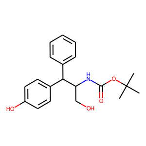tert-Butyl [3-hydroxy-1-(4-hydroxyphenyl)-1-phenylpropan-2-yl]carbamate