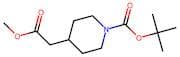 Methyl (piperidin-4-yl)acetate, N-BOC protected