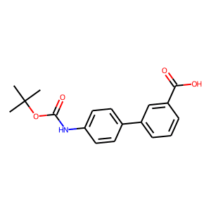 4'-Amino-[1,1'-biphenyl]-3-carboxylic acid, N-BOC protected