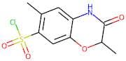 2,6-Dimethyl-3-oxo-3,4-dihydro-2H-1,4-benzoxazine-7-sulfonyl chloride