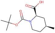 cis-4-Methylpiperidine-2-carboxylic acid, N-BOC protected