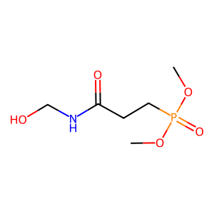 3-(Dimethylphosphono)-N-methylolpropionamide