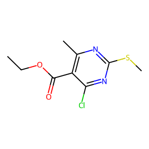 Ethyl 4-chloro-6-methyl-2-(methylsulphanyl)pyrimidine-5-carboxylate