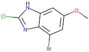 4-Bromo-2-chloro-6-methoxy-1H-benzimidazole