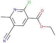 Ethyl 2-chloro-5-cyano-6-methylnicotinate