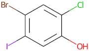 4-Bromo-2-chloro-5-iodophenol