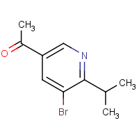 1-(5-Bromo-6-isopropylpyridin-3-yl)ethan-1-one