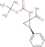 (1S,2R)-1-[(tert-Butoxycarbonyl)amino]-2-phenylcyclopropanecarboxylic acid