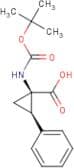(1R,2R)-1-[(tert-Butoxycarbonyl)amino]-2-phenylcyclopropanecarboxylic acid