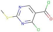 4-Chloro-2-(methylthio)-5-pyrimidinecarbonyl chloride
