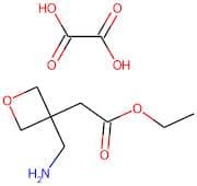 Ethyl 2-(3-(aminomethyl)oxetan-3-yl)acetate hemioxalate