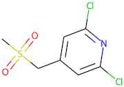 2,6-Dichloro-4-[(methylsulfonyl)methyl]pyridine
