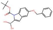5-Benzyloxy-1H-indole-2-boronic acid, N-BOC protected