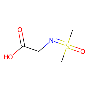 2-[[Dimethyl(oxo)-λ6-sulfanylidene]amino]acetic acid