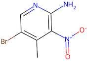 2-Amino-5-bromo-4-methyl-3-nitropyridine
